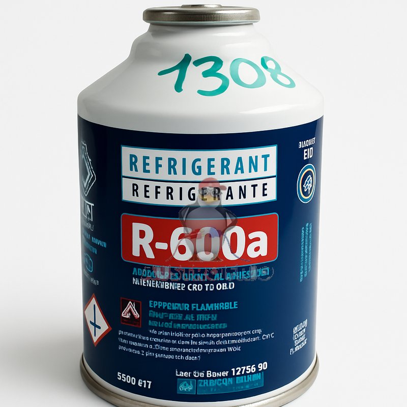 POTE DE GAS REFRIGERANTE R600A - 160GR ORIGINAL YETI REFRIGERADORA TODAS LAS MARCAS
