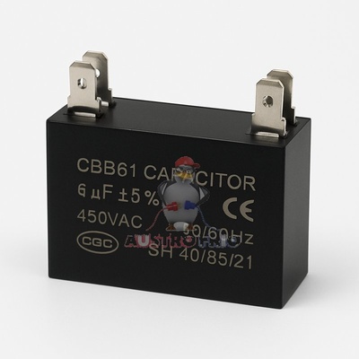 CAPACITOR 6UF ASIATICO 450V