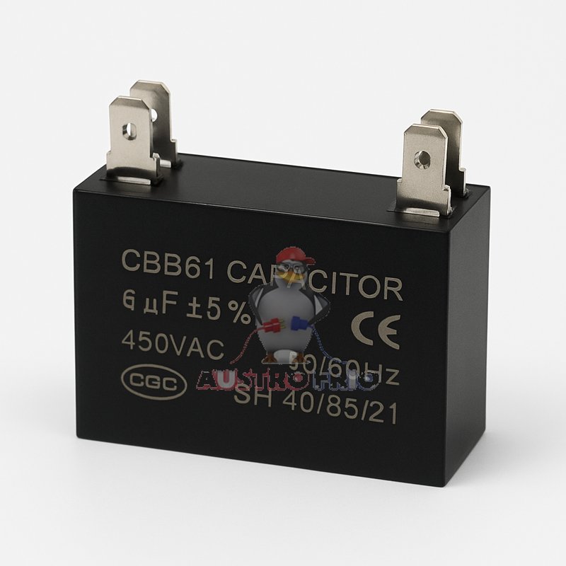 CAPACITOR 6UF ASIATICO 450V