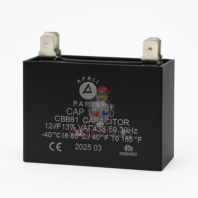 CAPACITOR NEGRO 12UF MABE/WHIRLPOOL