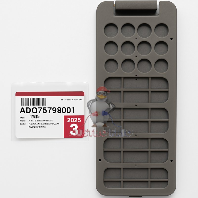 FILTRO ATRAPA PELUSAS RECTANGULAR 9.7CM X 27CM ORIGINAL LAVADORA LG